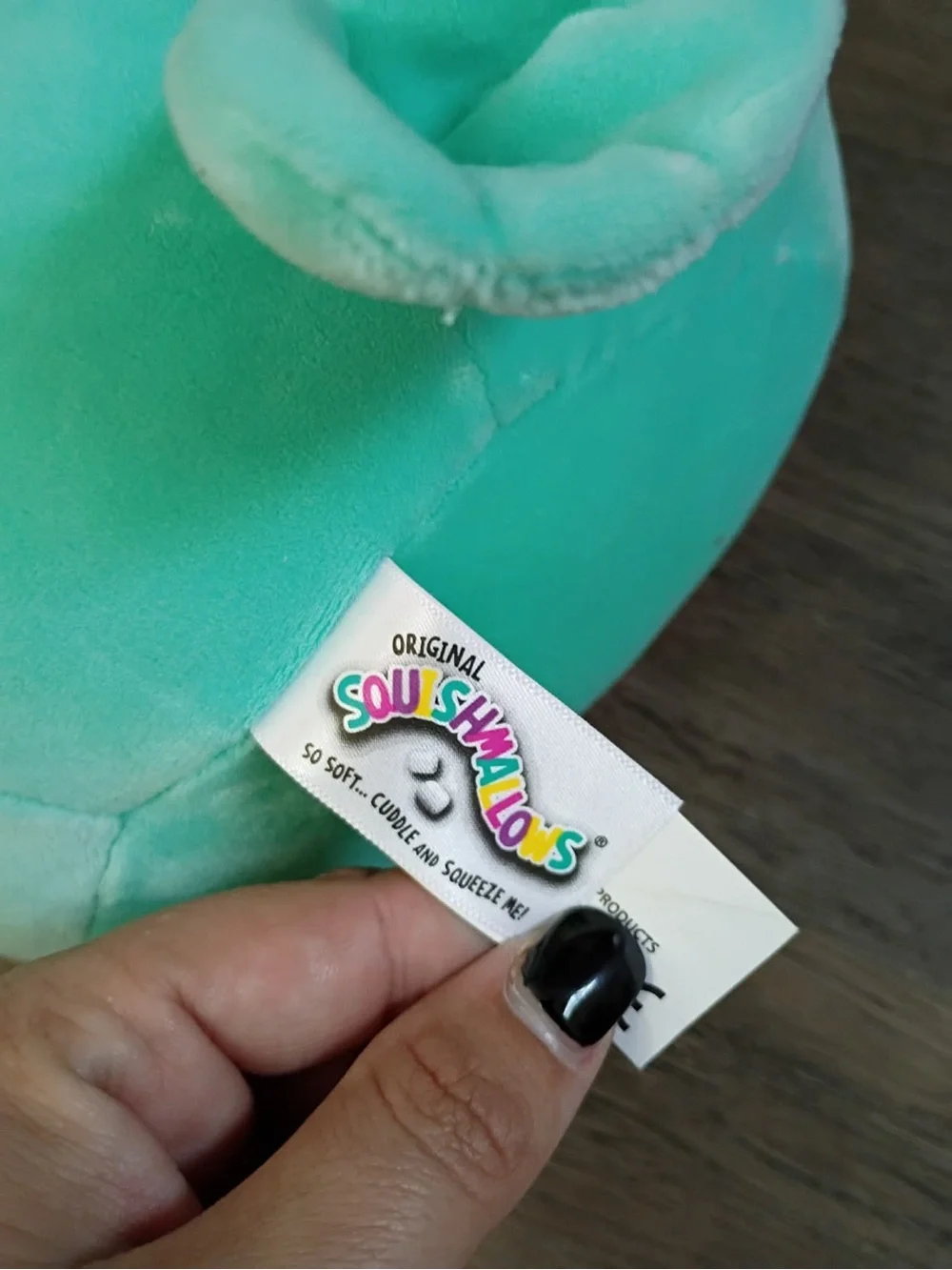 Squishmallows Mint Green and White Owl Plush
